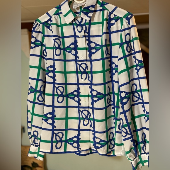 Vintage Hooper Button-Up Sz 8 - Picture 1 of 7